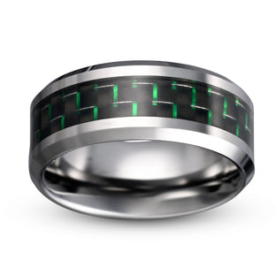 green carbon fiber ring