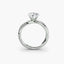 Diamond ring on a white background