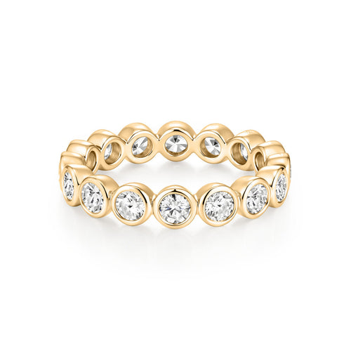Bezel Set Diamond Eternity Ring | The Orivelle