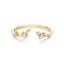 Diamond Cluster Open Ring | The Stellique