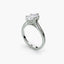Solitaire marquise diamond ring in white gold setting