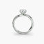 marquise pave diamond ring on a white background