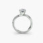 Diamond ring on a white background