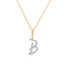Diamond Initial Necklace | The Monograma