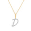 Diamond Initial Necklace | The Monograma