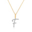 Diamond Initial Necklace | The Monograma