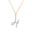 Diamond Initial Necklace | The Monograma