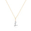 Diamond Initial Necklace | The Monograma