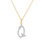 Diamond Initial Necklace | The Monograma