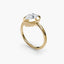 Pear bezel diamond ring solitaire gold setting