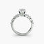 The Verity - Pear Shaped Diamond Engagement Ring with Marquise & Round Side Stones