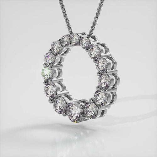 Foteini Graduated Lab Diamond Pendant by Ivanov Jewelry