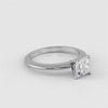 Solitaire engagement ring princess cut diamond
