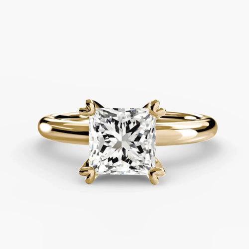 The Elowen - Princess Cut Diamond Double Prong Solitaire Engagement Ring