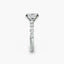 Diamond ring with a white background