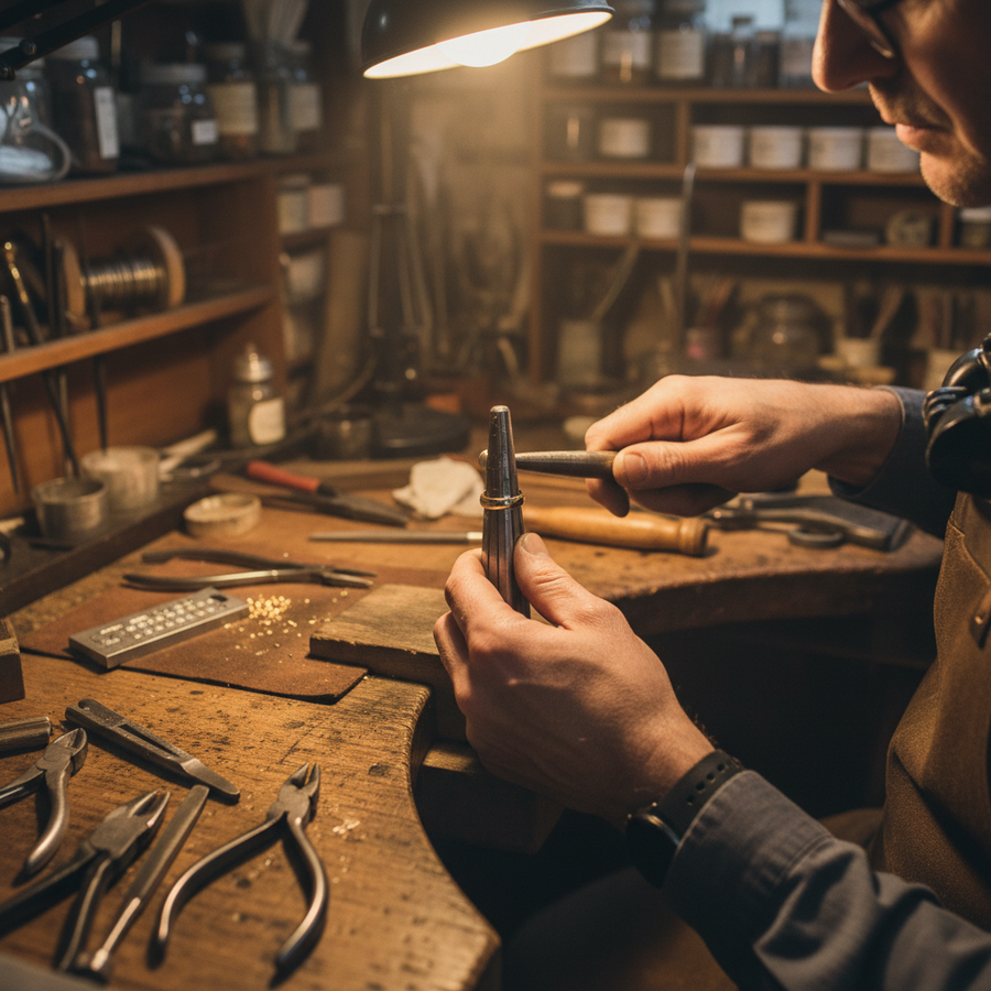 Ring Sizing Up - Traditional Jeweler's Bench