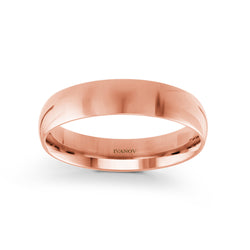 Apollonios - Timeless 5mm Dome Wedding Band Crafted in 14k Gold