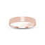 Rose gold ring brushed flat 3mm with 'IVANOV' branding on a white background