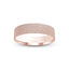 Rose gold ring rolled finish 5mm with 'IVANOV' branding on a white background