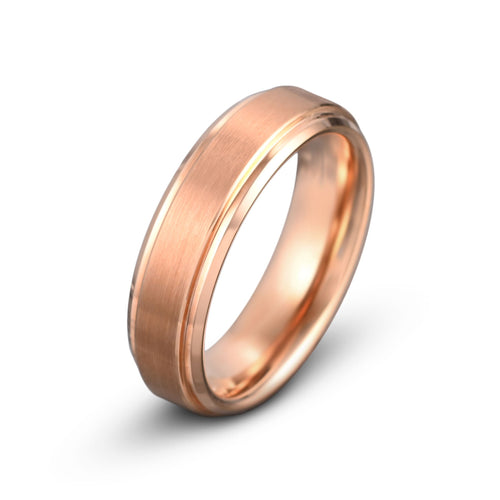 Ilias Tungsten Ring with a Brushed Finish