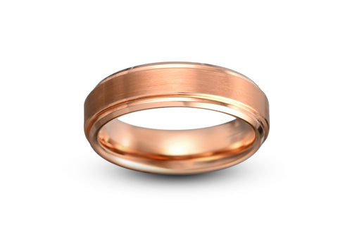 Ilias Tungsten Ring with a Brushed Finish