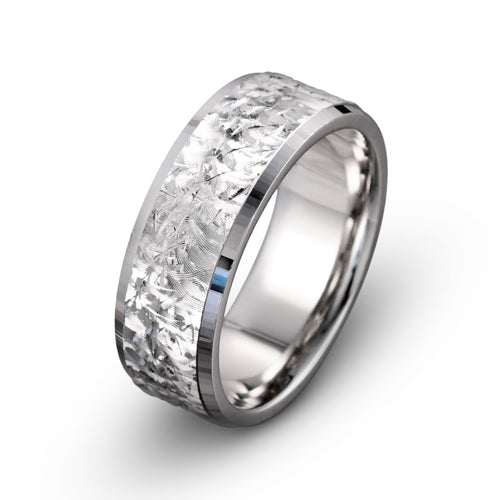 Mens wedding band 14k gold 