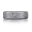 The Abyss tantalum men's wedding band with heavy brushed finish and flat profile design 7mm width
