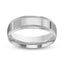 Silver ring polished mill-grained edges 7mm with 'IVANOV' branding on a white background