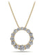 Foteini Graduated Lab Diamond Pendant by Ivanov Jewelry