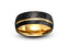 Mangus Tungsten Ring: Two-Tone Modern Design