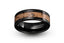 Forest Embrace Black Tungsten Ring A Fusion of Nature & Modern Design